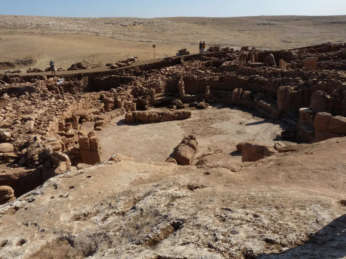 The rock-cut chambers and pillars of Karahan Tepe in the Tek Tek Mountains, added on some Gobekli Tepe tours